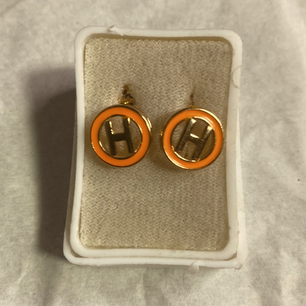 H earrings